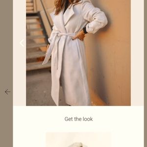 Oversized Tie Belt Coat
